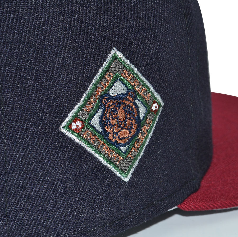 Detroit Tigers "DEBONAIR" Exclusive New Era 59Fifty Fitted Hat - Navy/Cardinal