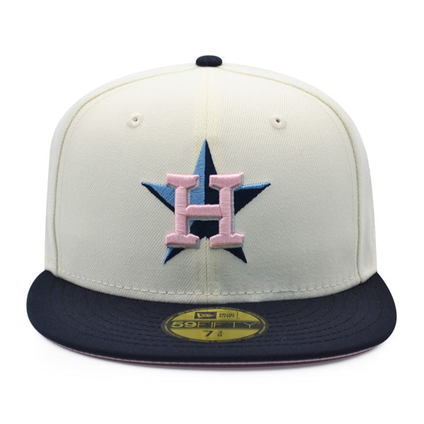 Houston Astros 50th ANNIVERSARY Exclusive New Era 59Fifty Fitted Hat -Chrome/Navy