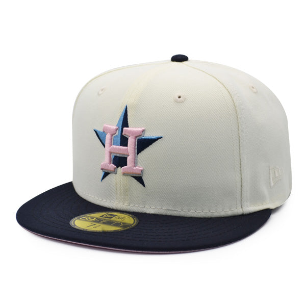 Houston Astros 50th ANNIVERSARY Exclusive New Era 59Fifty Fitted Hat -Chrome/Navy