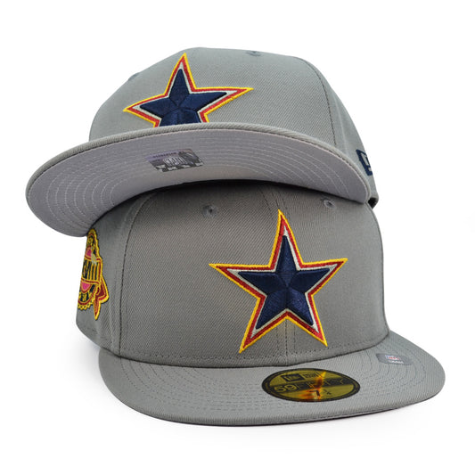 Dallas Cowboys New Era Exclusive SUPER BOWL XXVlll 59Fifty Fitted Hat - Gray