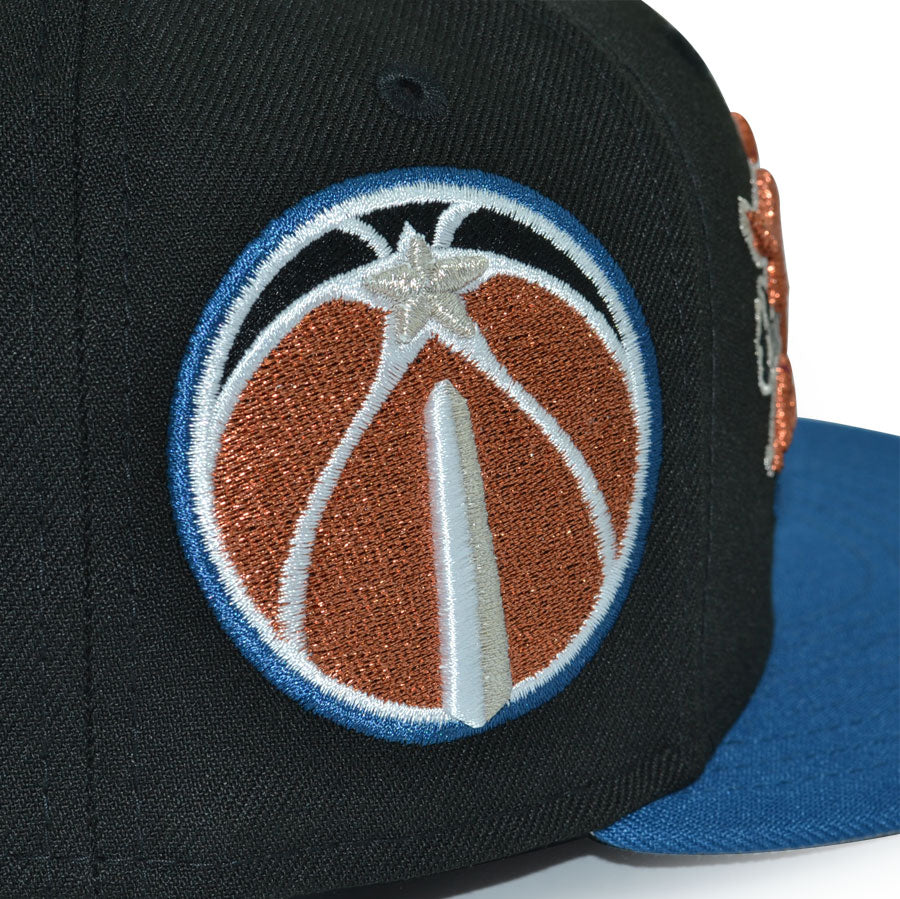 Washington Wizards "HOMETOWN" The District Exclusive New Era 59Fifty Fitted Hat -Black/Seashore