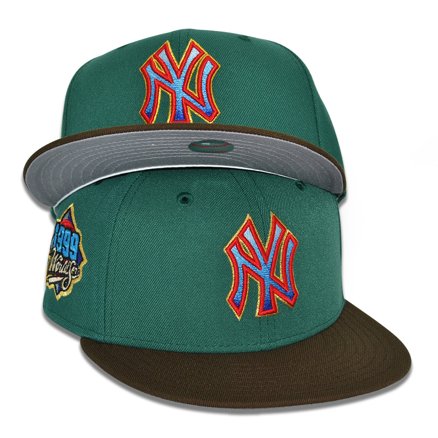 New York Yankees "NUEVAYOLLLL" Exclusive New Era 59Fifty Fitted Hat  - Emerald/Walnut