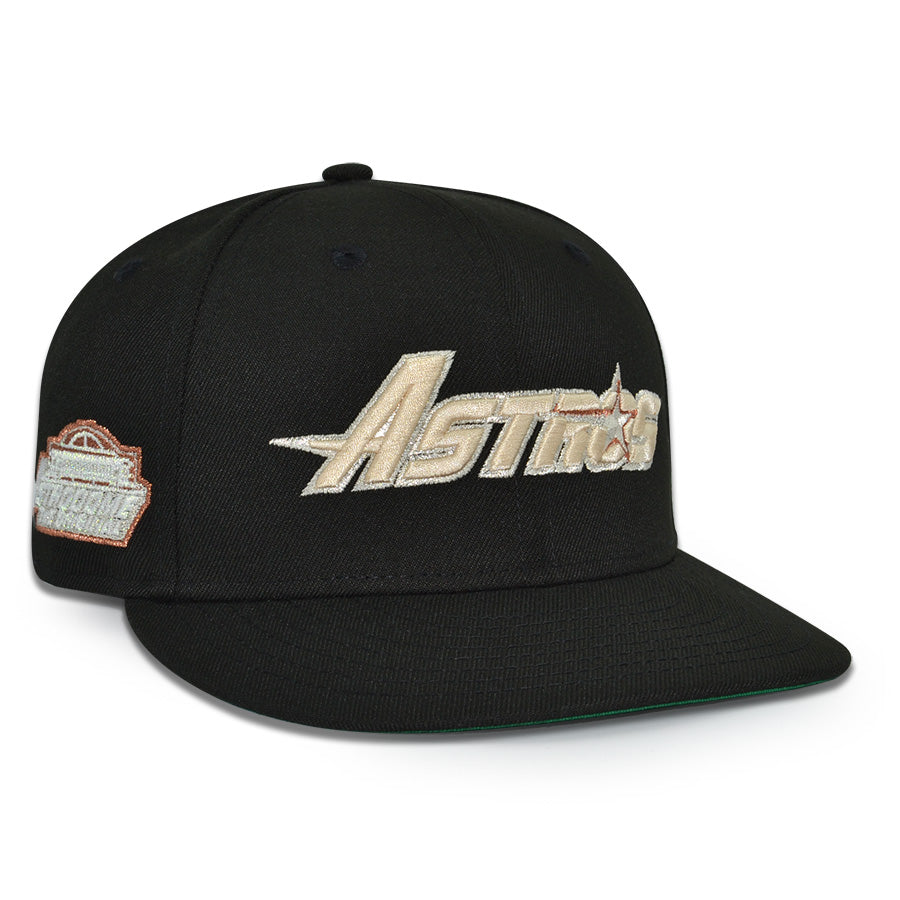 Houston Astros "TEXAS SMOKE" Exclusive New Era 59Fifty Fitted Hat - Smokie Black