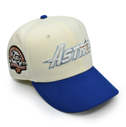 Houston Astros 45th Anniversary Exclusive New Era 59Fifty Fitted Hat - Chrome/Royal