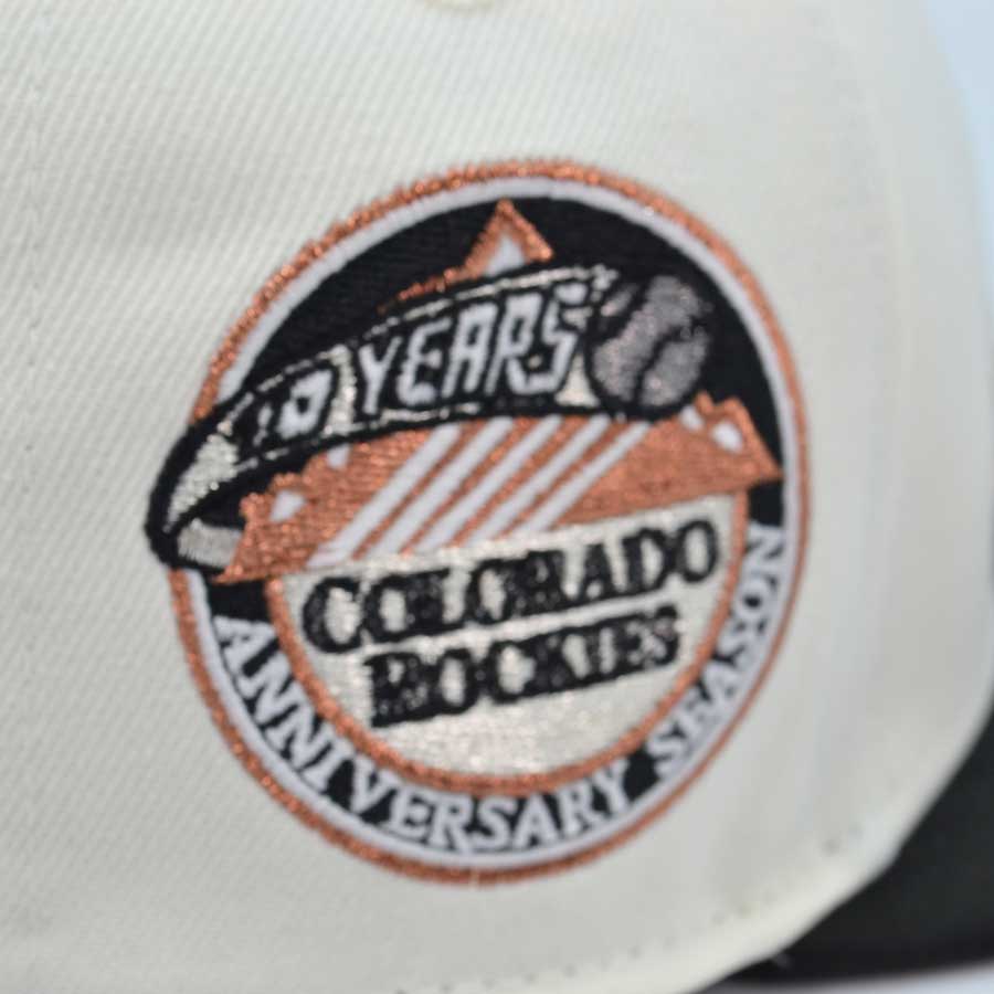 Colorado Rockies "RUSHMORE MOUNTAIN ll" Exclusive New Era 59Fifty Fitted Hat - Chrome/Black
