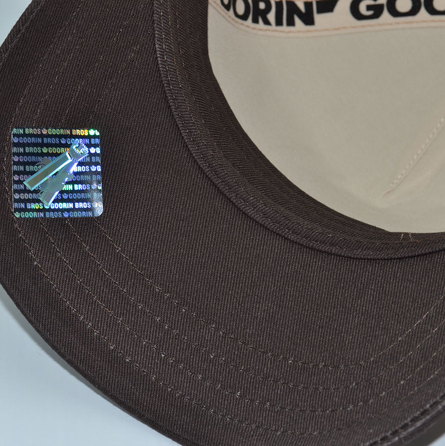 BAD BOY DAWG Goorin Bros Mesh Trucker Snapback Hat -Heat/Ground