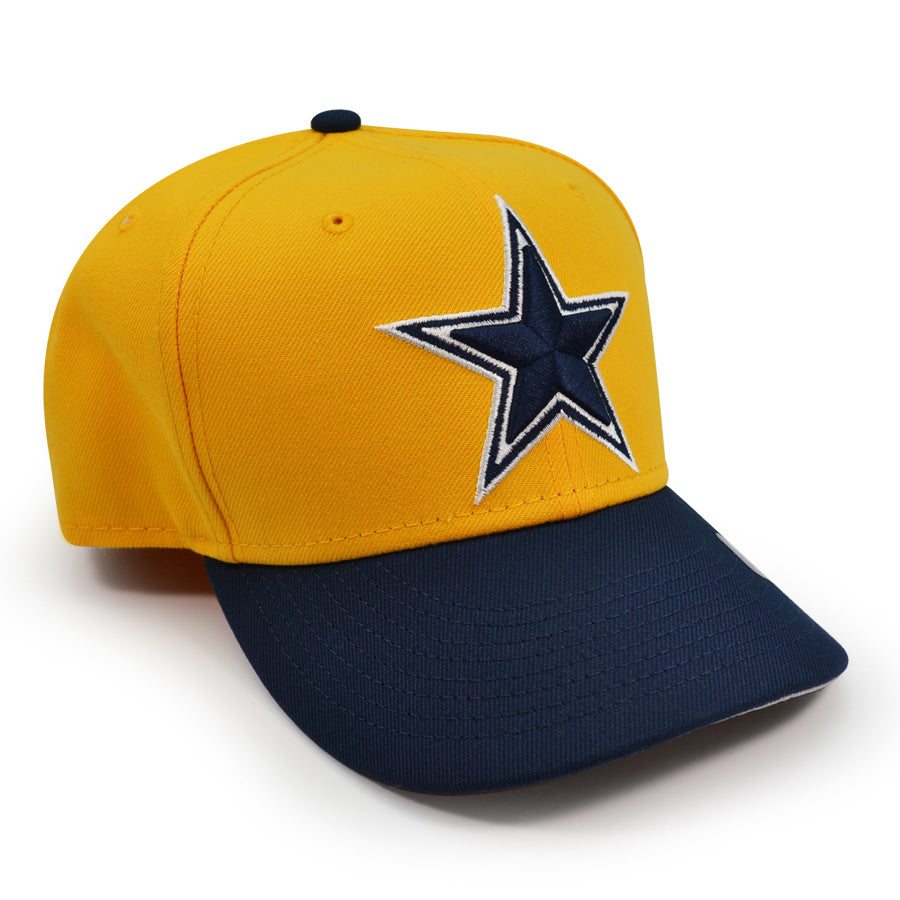 Dallas Cowboys New Era Exclusive 2Tone 59Fifty Fitted Hat - Gold/Navy