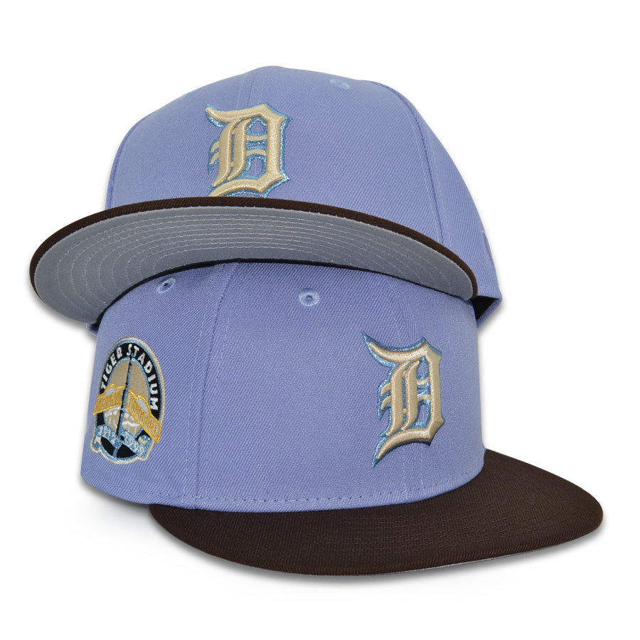 Detroit Tigers "DOWN TO EARTH" Exclusive New Era 59Fifty Fitted Hat - Lavender/Burntwood