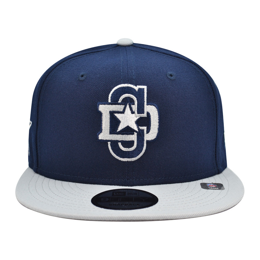 Dallas Cowboys New Era CITY ORIGINALS 9Fifty Snapback Hat - Navy/Gray
