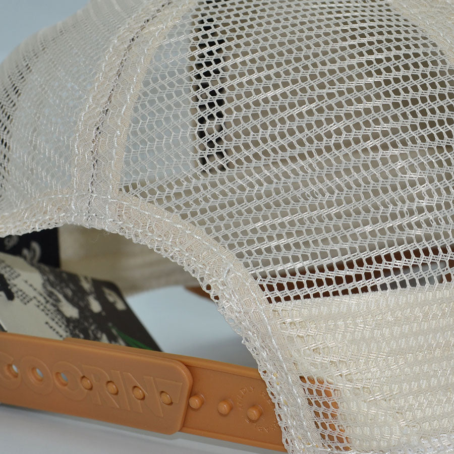 TOP GOAT Goorin Bros Mesh Trucker Snapback Hat - Chalk/Heat