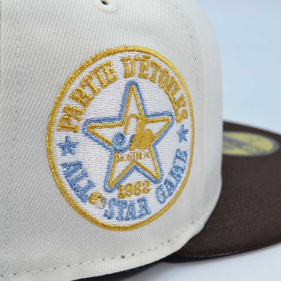 Montreal Expos "LANAKILA HOU AKU" Exclusive New Era 59Fifty Fitted Hat - Chrome/Burntwood