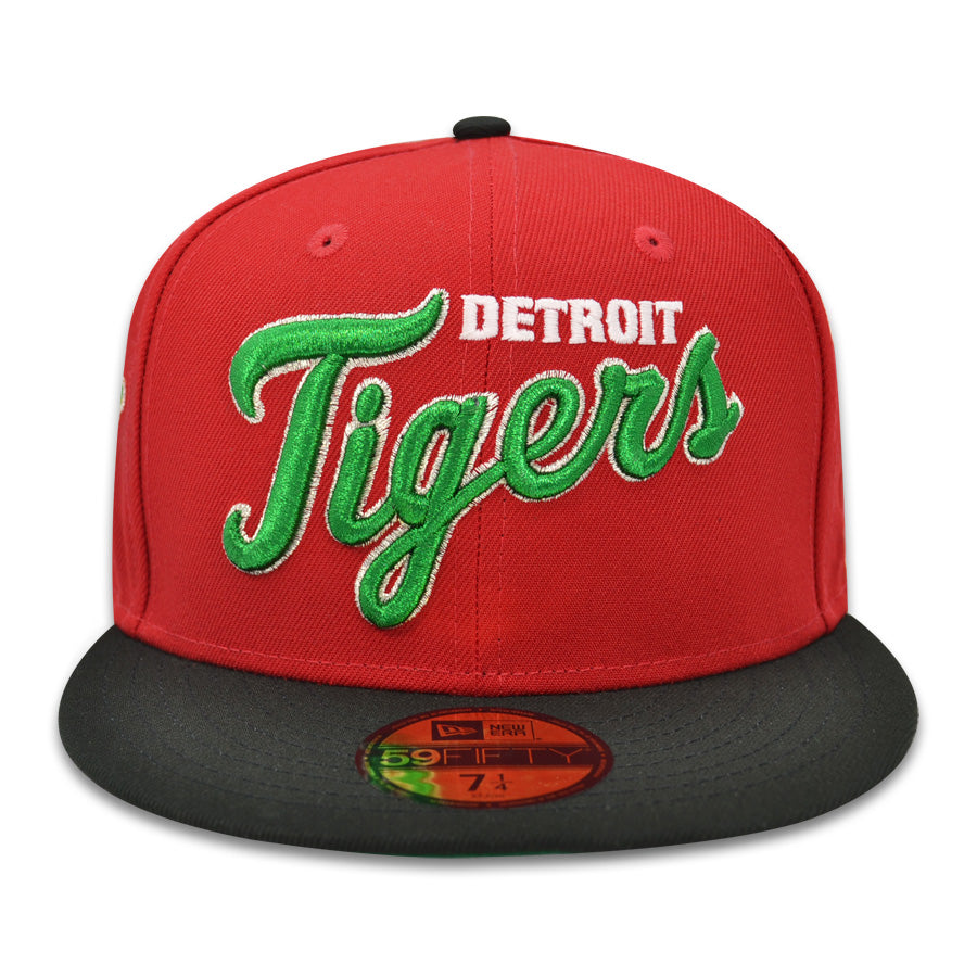 Detroit Tigers 2005 ALL-STAR GAME Exclusive New Era 59Fifty Fitted Hat - Scarlet/Green