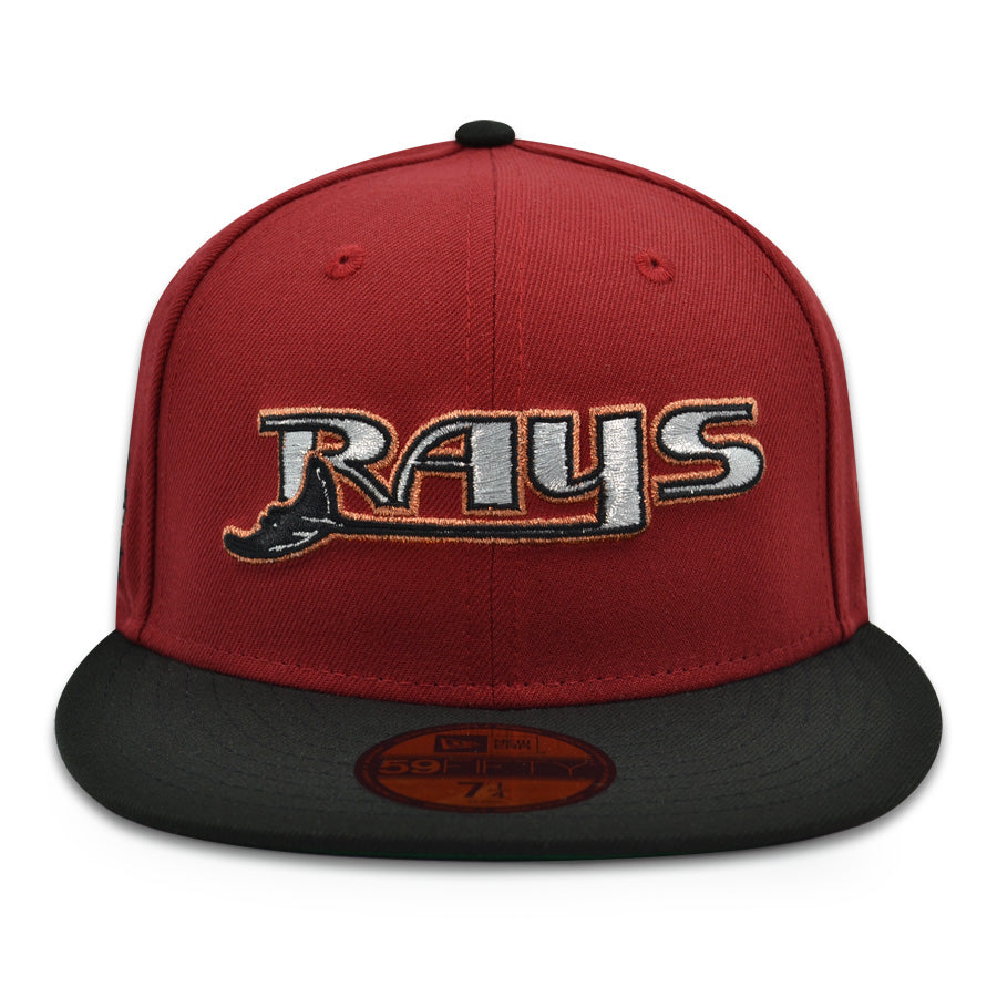 Tampa Bay Rays "YBOR" Exclusive New Era 59Fifty Fitted Hat - HRed/Black