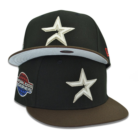 Houston Astros "COLA 2.0" Exclusive New Era 59Fifty Fitted Hat - Black/Walnut