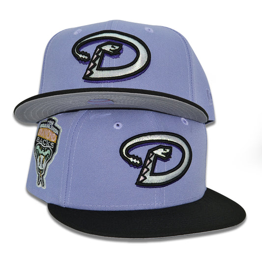 Arizona Diamondbacks "SHINOBU" Exclusive New Era 59Fifty Fitted Hat - Lavender/Black