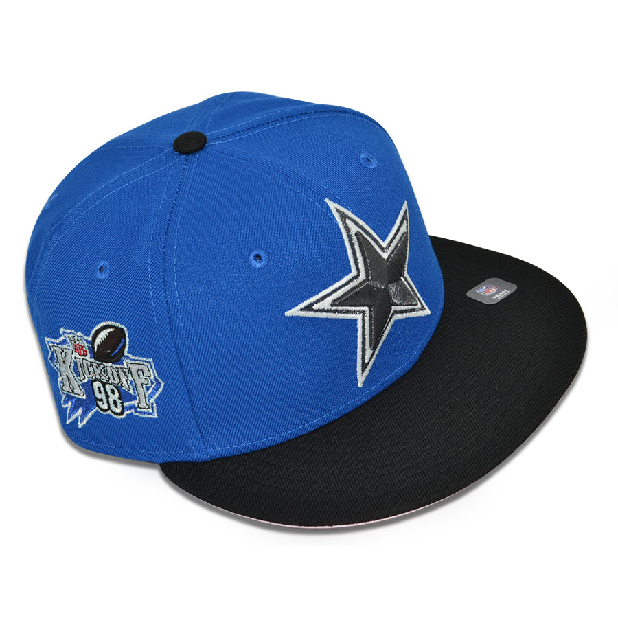 Dallas Cowboys "PRIME TIME PINKY" Exclusive New Era 59Fifty Fitted Hat - Blue Azure/Black/Pinky UV