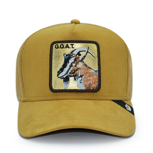 GOLDEN GOAT Goorin Bros Mesh Trucker Snapback Hat - Amber
