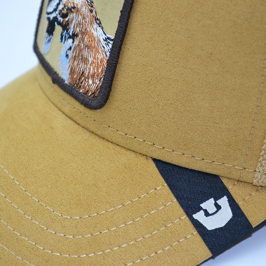 GOLDEN GOAT Goorin Bros Mesh Trucker Snapback Hat - Amber