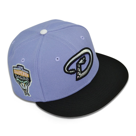 Arizona Diamondbacks "SHINOBU" Exclusive New Era 59Fifty Fitted Hat - Lavender/Black