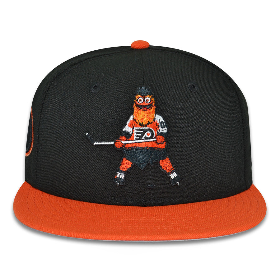 Philadelphia Flyers "GRITTY" Exclusive New Era 59Fifty Fitted Hat - Black/Orange