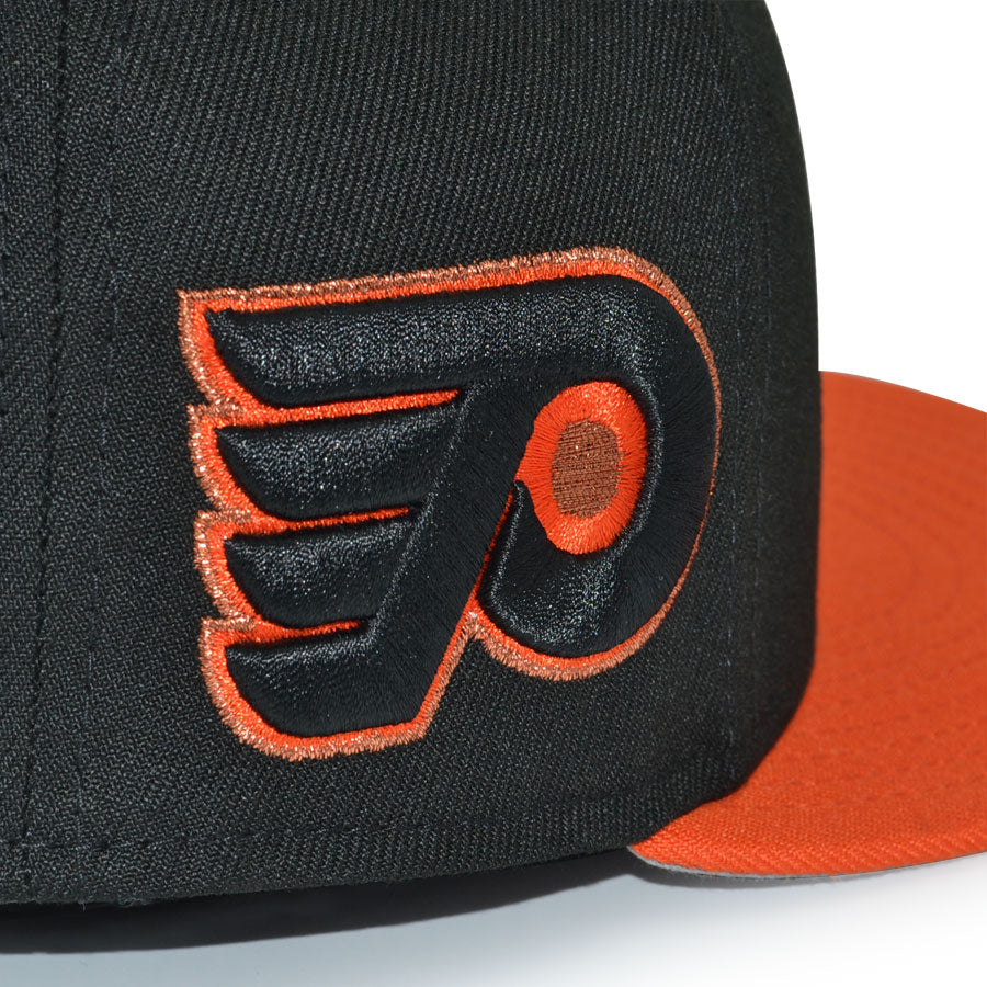 Philadelphia Flyers "GRITTY" Exclusive New Era 59Fifty Fitted Hat - Black/Orange