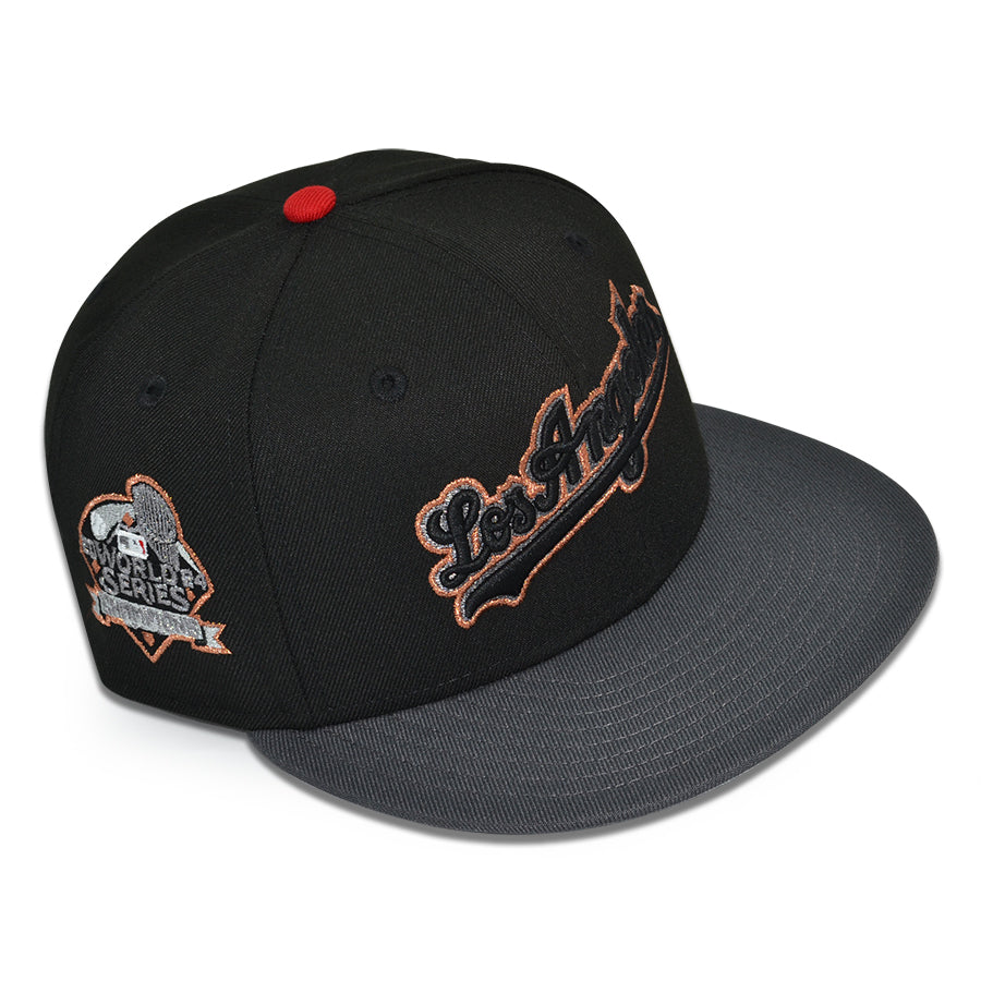 Los Angeles Dodgers "DIAMOND DYNASTY" Exclusive New Era 59Fifty Fitted Hat - Black/Dark Graphite