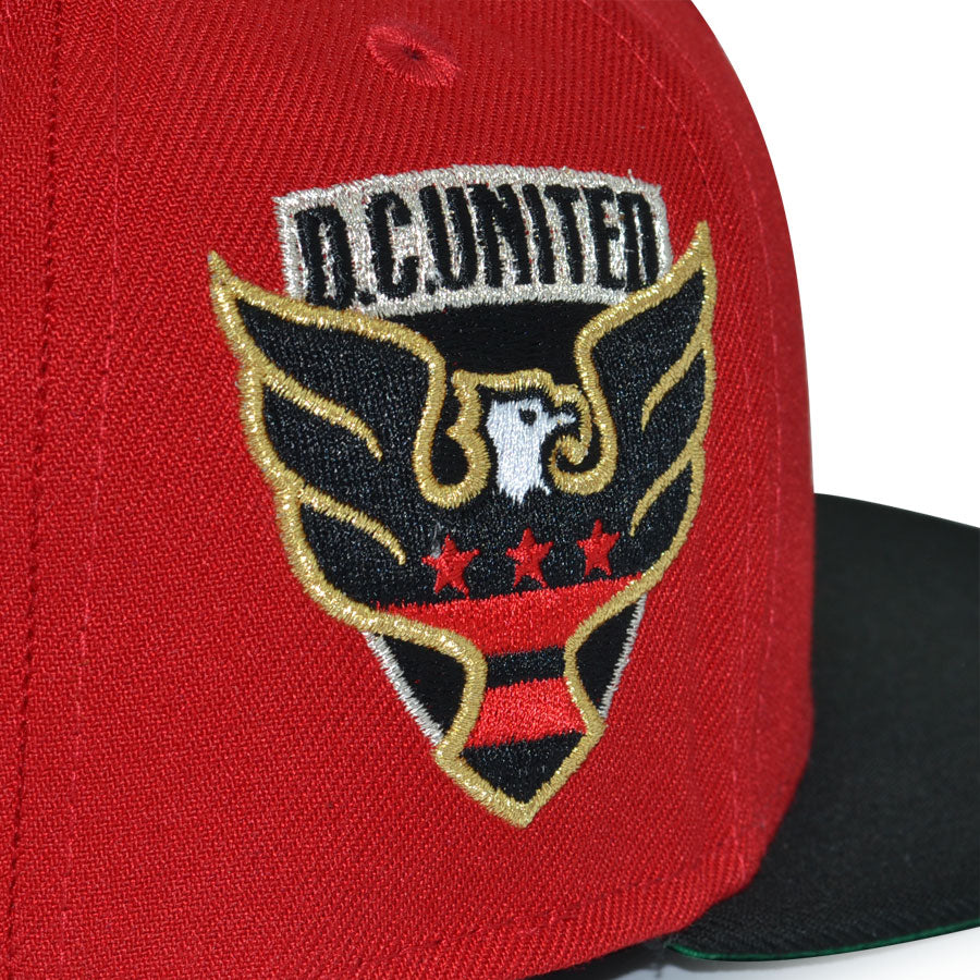 D.C. United "D-C-U" Exclusive New Era 59Fifty Fitted MLS Hat - Red Black