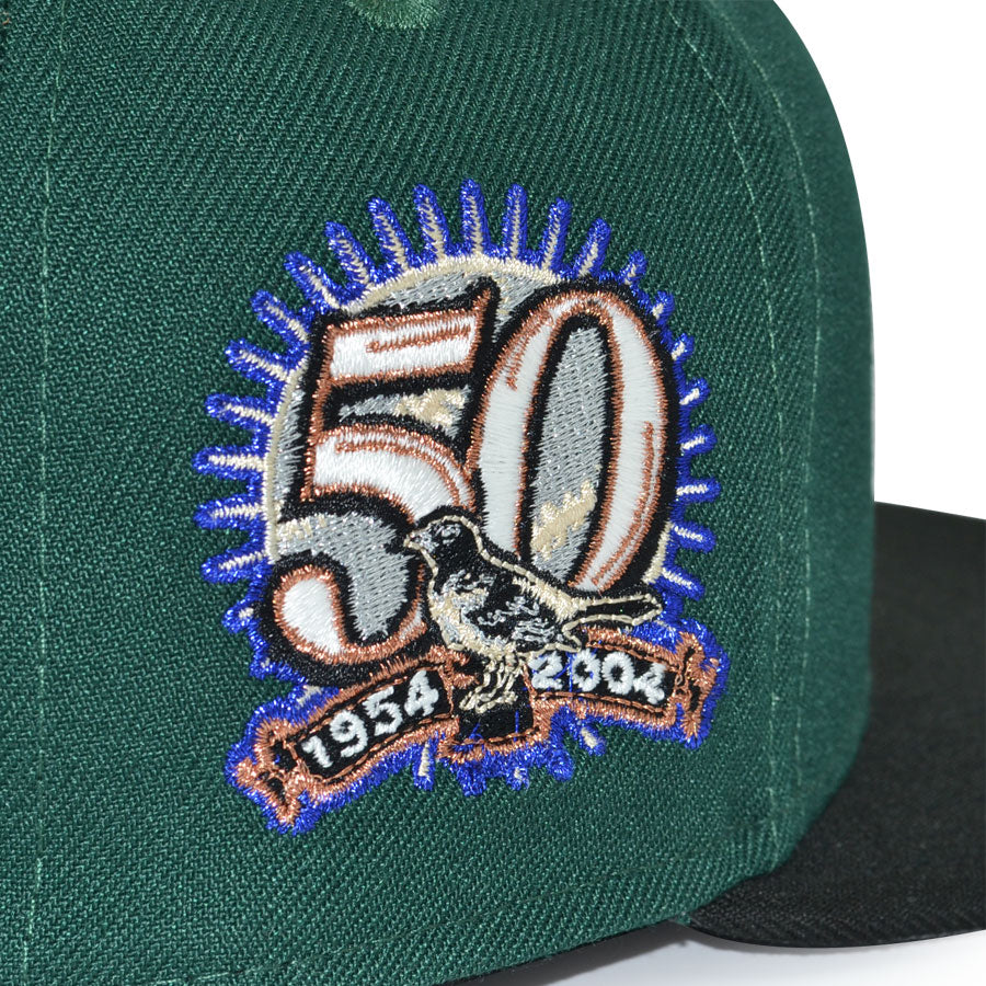 Baltimore Orioles "50th STATE" Exclusive New Era 59Fifty Fitted Hat - Dark Green/Black