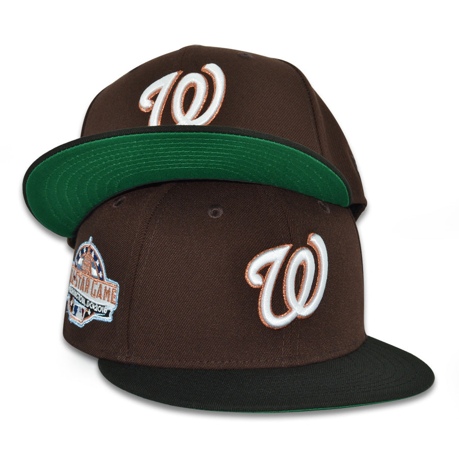 Washington Nationals "WILLFULL" Exclusive New Era 59Fifty Fitted Hat - Burntwood/Black