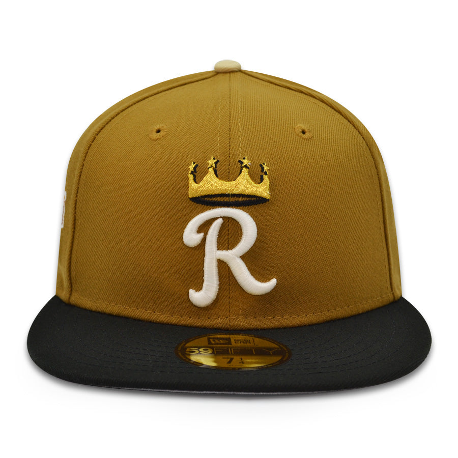 Kansas City Royals "RA ROYALS" Exclusive New Era 59Fifty Fitted Hat - New Gold/Royal