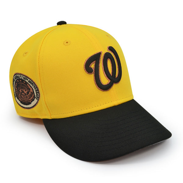 Washington Nationals 1969 ALL-STAR GAME 100th ANNIVERSARY Exclusive New Era 59Fifty Fitted Hat - Canary Yellow/Black