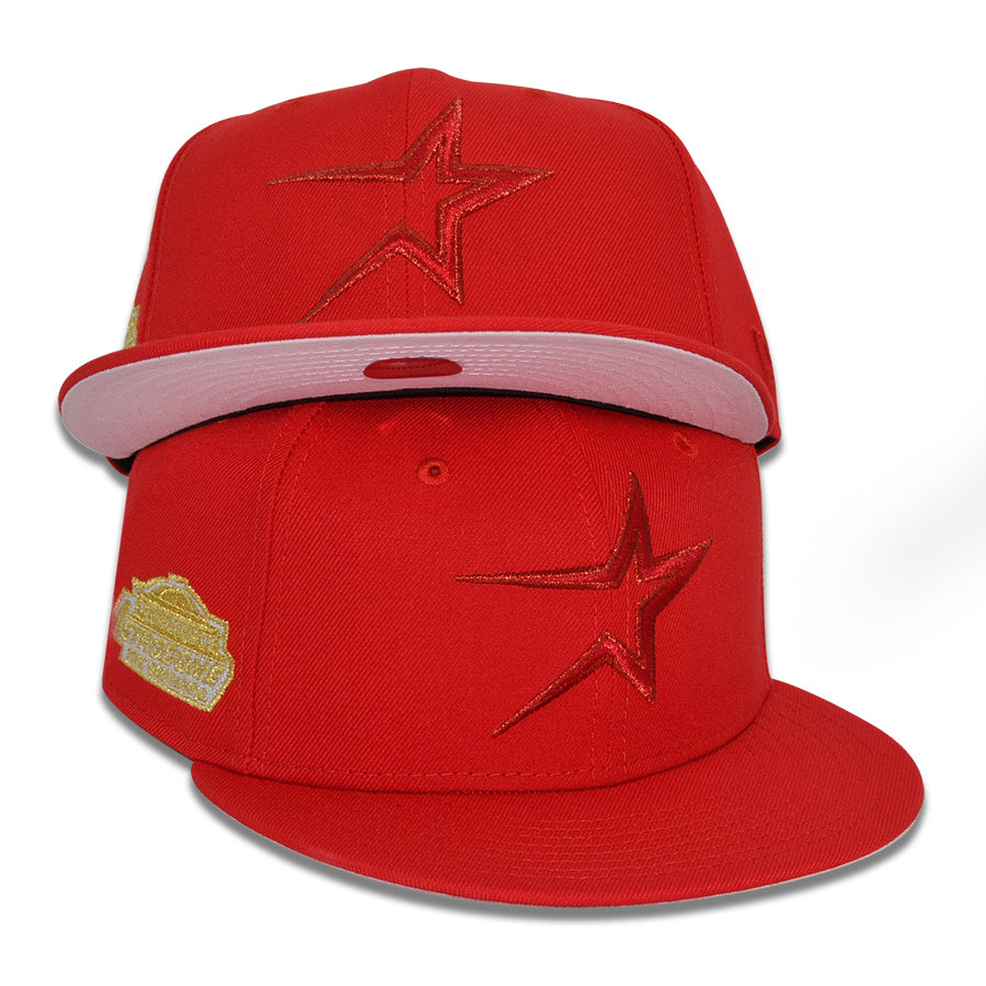 Houston Astros "HEARTBEAT" Exclusive New Era 59Fifty Fitted Hat - FDR/Pinky