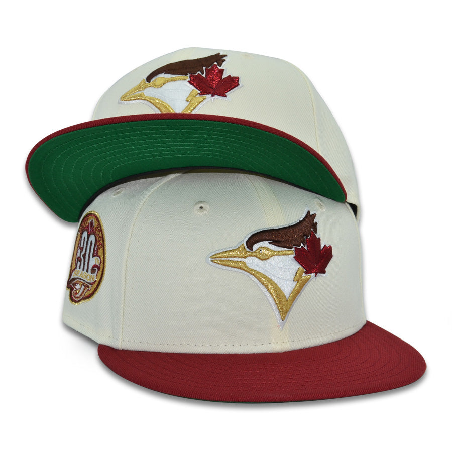 Toronto Blue Jays "THE RED LEAF" Exclusive New Era 59Fifty Fitted Hat - Chrome/Brick