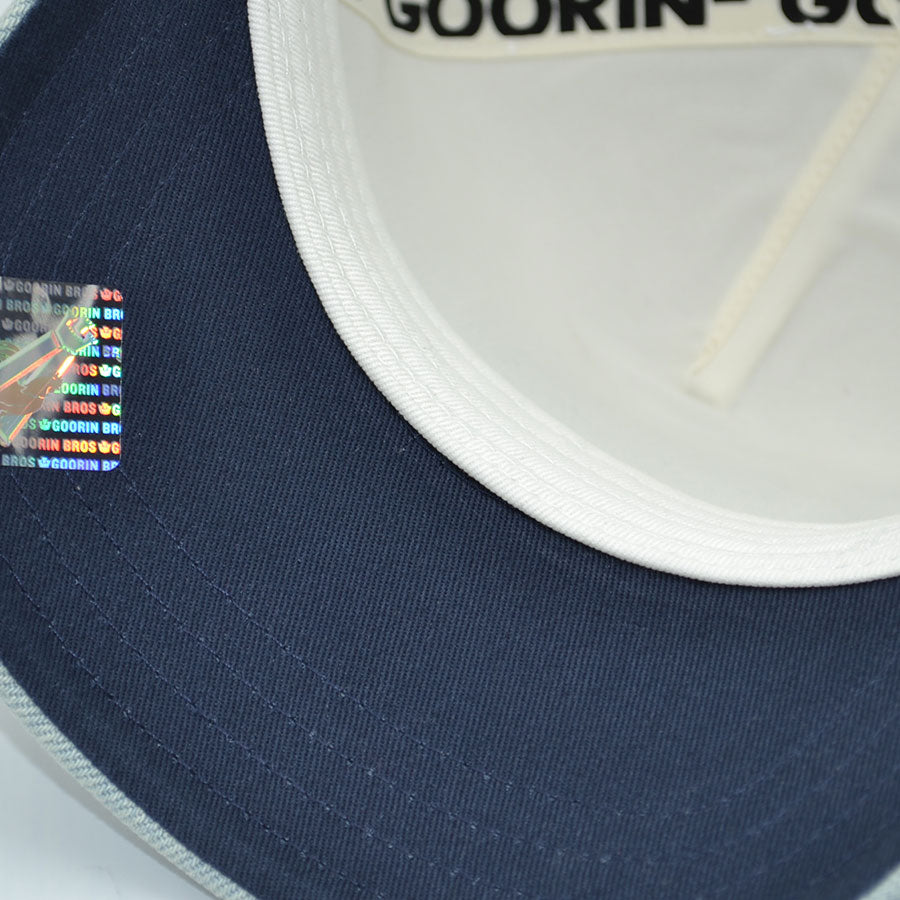 DENIM BLACK PANTHER Goorin Bros Mesh Trucker Snapback Hat - Dust/Light Denim