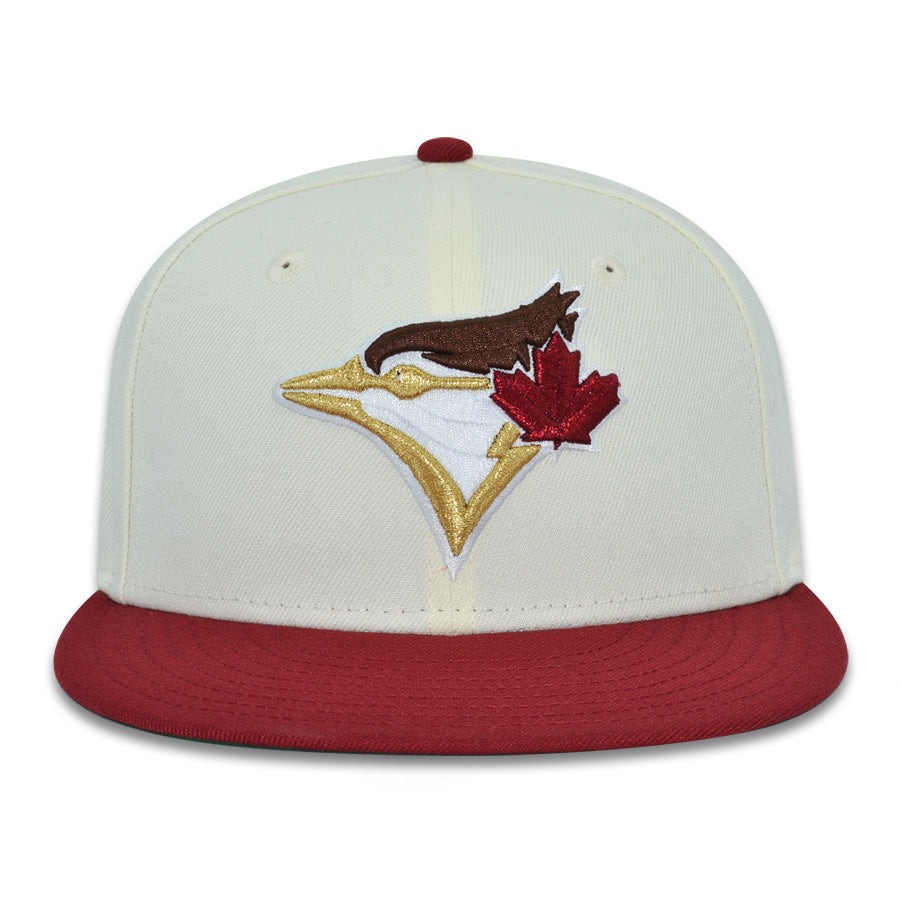 Toronto Blue Jays "THE RED LEAF" Exclusive New Era 59Fifty Fitted Hat - Chrome/Brick