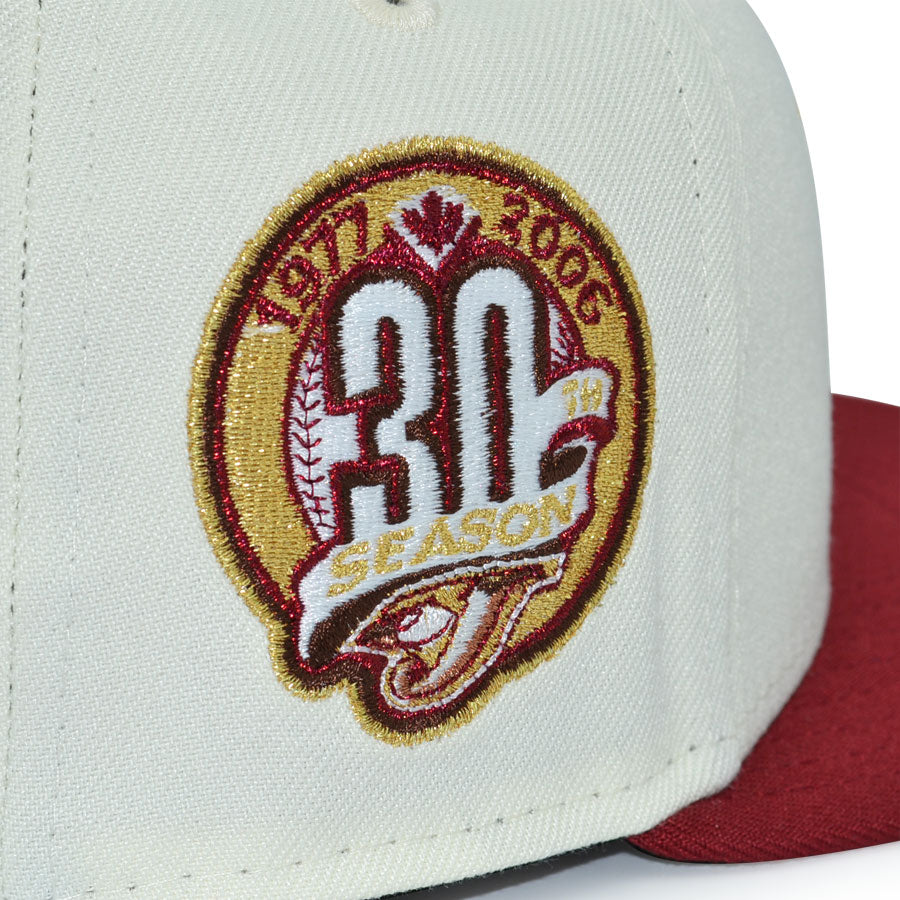 Toronto Blue Jays "THE RED LEAF" Exclusive New Era 59Fifty Fitted Hat - Chrome/Brick
