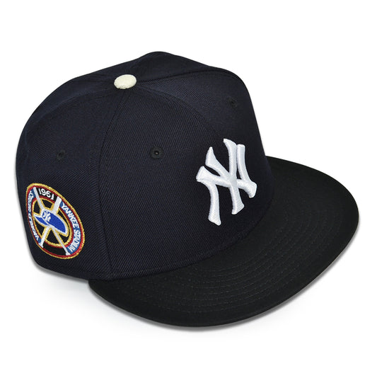 New York Yankees "TWINZ" Exclusive New Era 59Fifty Fitted Hat - Navy/Black