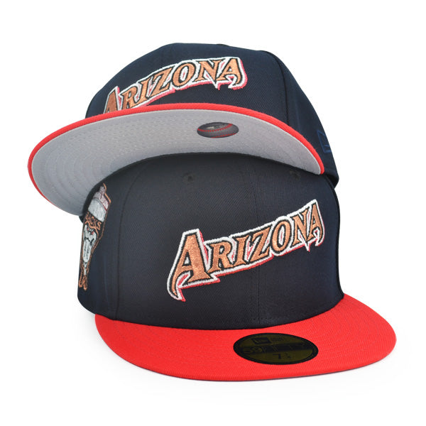 Arizona Diamondbacks 1989 INAUGURAL Exclusive New Era 59Fifty Fitted Hat - Navy/Red