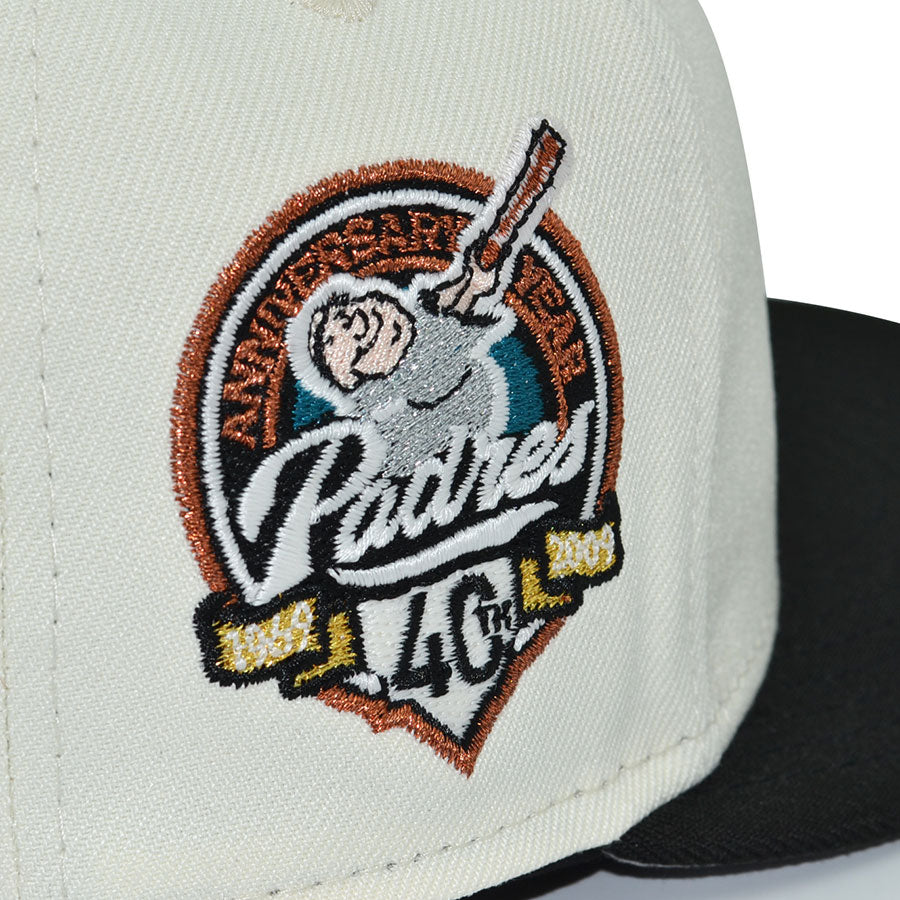 San Diego Padres "PRO-SKATER" Exclusive New Era 59Fifty Fitted Hat - Chrome/Black