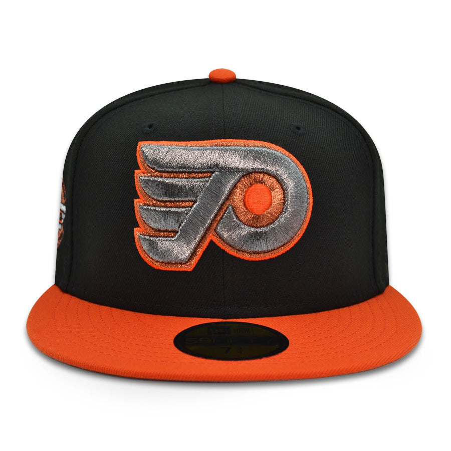 Philadelphia Flyers "WHAT LOVE!" Exclusive New Era 59Fifty Fitted Hat - Black/Orange