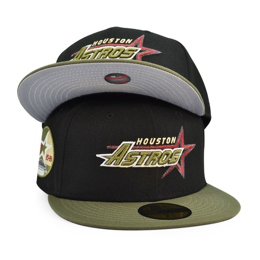 Houston Astros 35 Years New Era Exclusive 59Fifty Fitted Hat - Black/Rifle