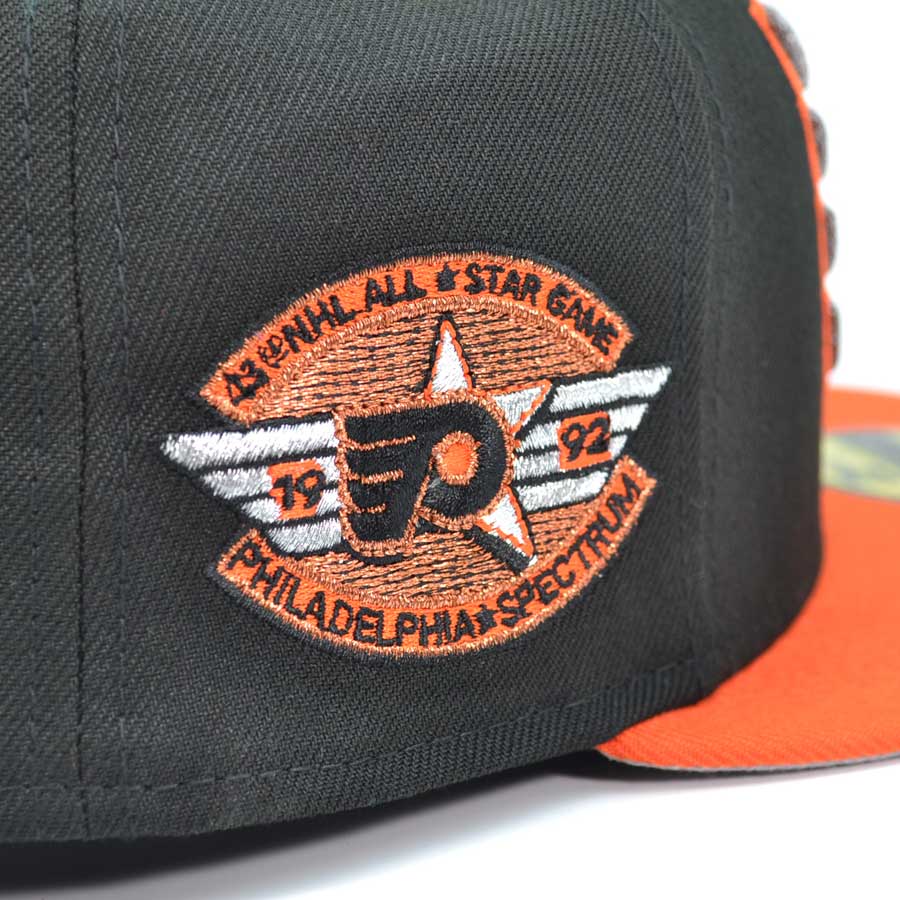 Philadelphia Flyers "WHAT LOVE!" Exclusive New Era 59Fifty Fitted Hat - Black/Orange