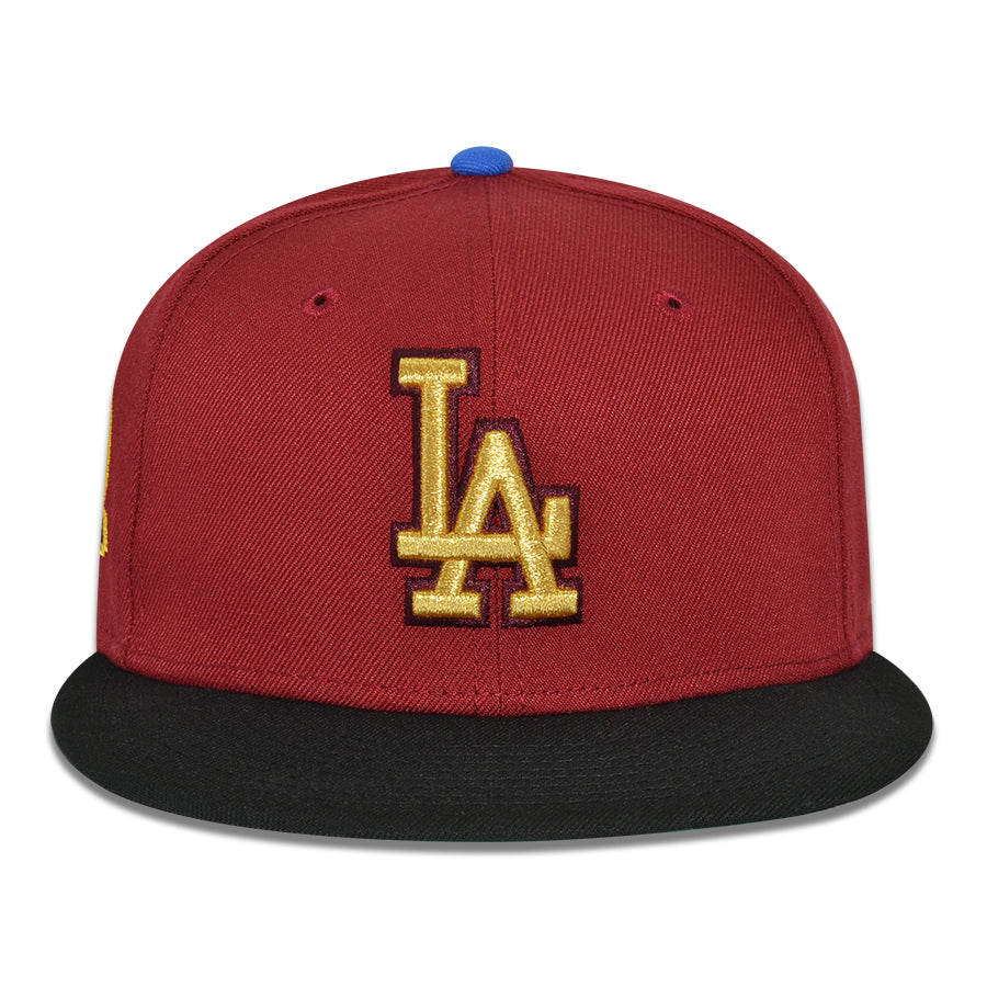 Los Angeles Dodgers "MONICA & QUINCY" Exclusive New Era 59Fifty Fitted Hat - Brick/Black
