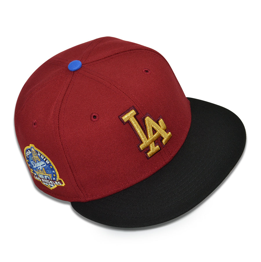 Los Angeles Dodgers "MONICA & QUINCY" Exclusive New Era 59Fifty Fitted Hat - Brick/Black