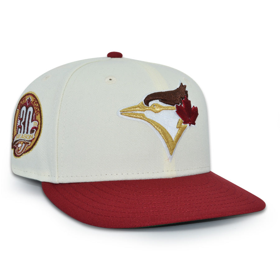 Toronto Blue Jays "THE RED LEAF" Exclusive New Era 59Fifty Fitted Hat - Chrome/Brick