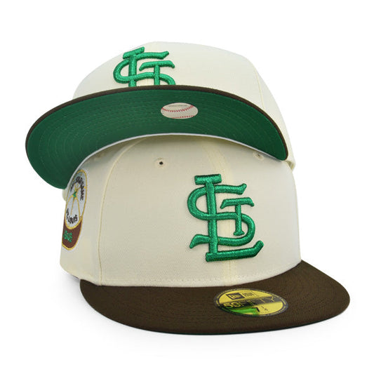St.Louis Browns 1948 ALL-STAR GAME Exclusive New Era 59Fifty Fitted Hat - Chrome/Brown