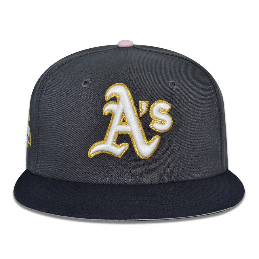 Oakland Athletics "AKAZA vs RENGOKU" Exclusive New Era 59Fifty Fitted Hat - Dark Graphite/Navy