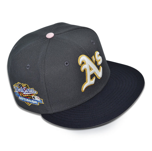 Oakland Athletics "AKAZA vs RENGOKU" Exclusive New Era 59Fifty Fitted Hat - Dark Graphite/Navy