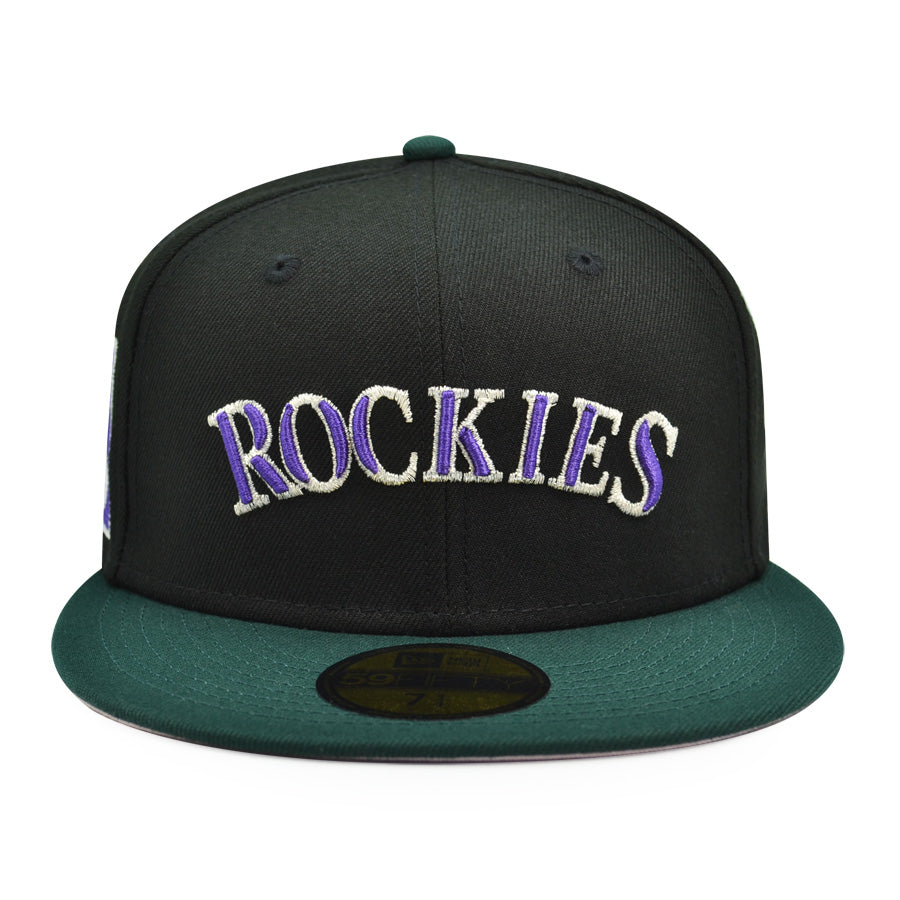Colorado Rockies 25th ANNIVERSARY Exclusive New Era 59Fifty Fitted Hat - Black