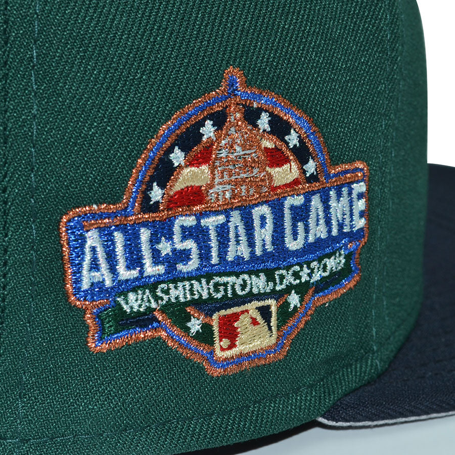 Washington Nationals "CAPITAL LO" Exclusive New Era 59Fifty Fitted Hat - Dark Green/Navy